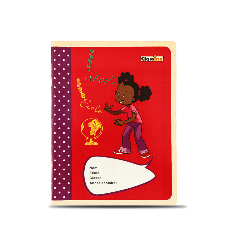 Buku Latihan Merah Gadis Cantik